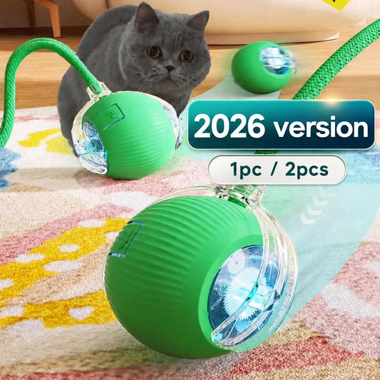 Pelota interactiva recargable para gatos